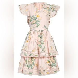 Rachel Parcell Tiered Fit and Flare Floral Dress - Size XXS